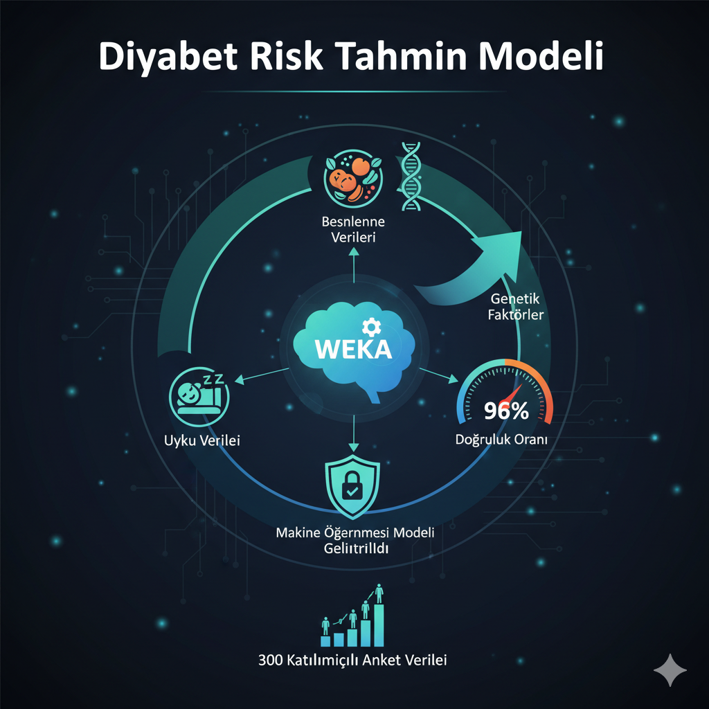 Diyabet Risk Tahmin Modeli WEKA ekran görüntüsü